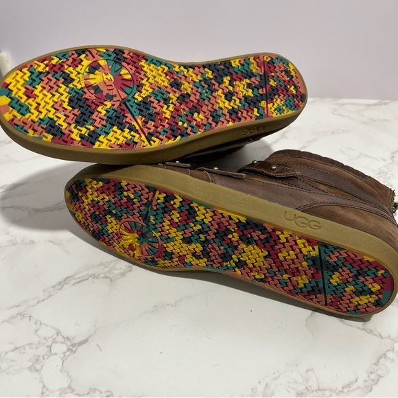 UGG Brown Nubuck Ankle Zip Ankle boots -- 8 - Picture 7 of 10